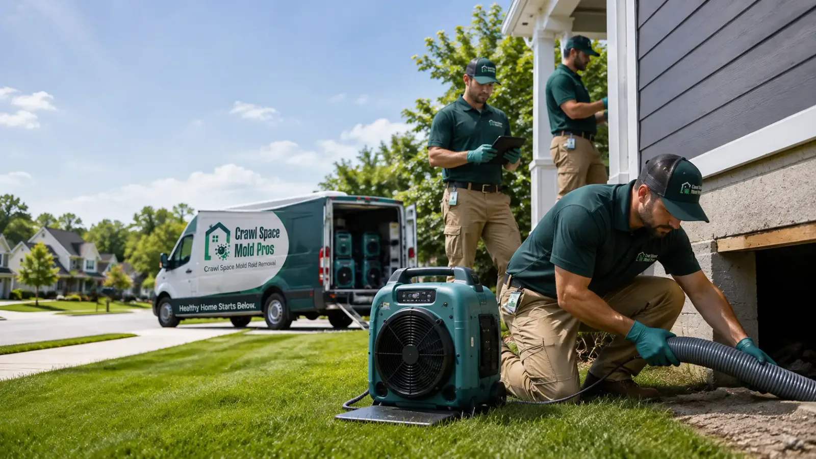 Crawl Space Mold Removal in Eltopia, WA
